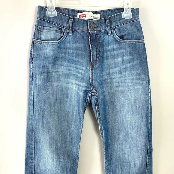 Levi's 514 Jeans Youth 18 Regular Slim Straight Leg Blue - Picture 2 of 9